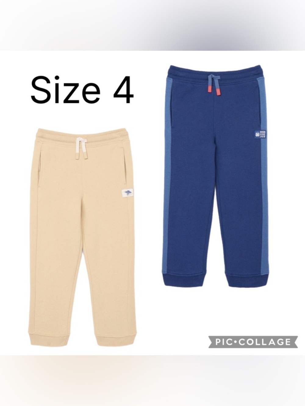 (2) Wonder Nation Fleece Jogger Sweatpants